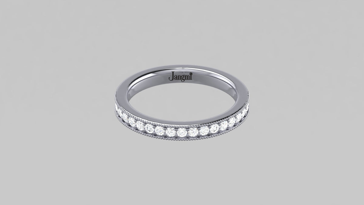 Love Channel Wedding Band