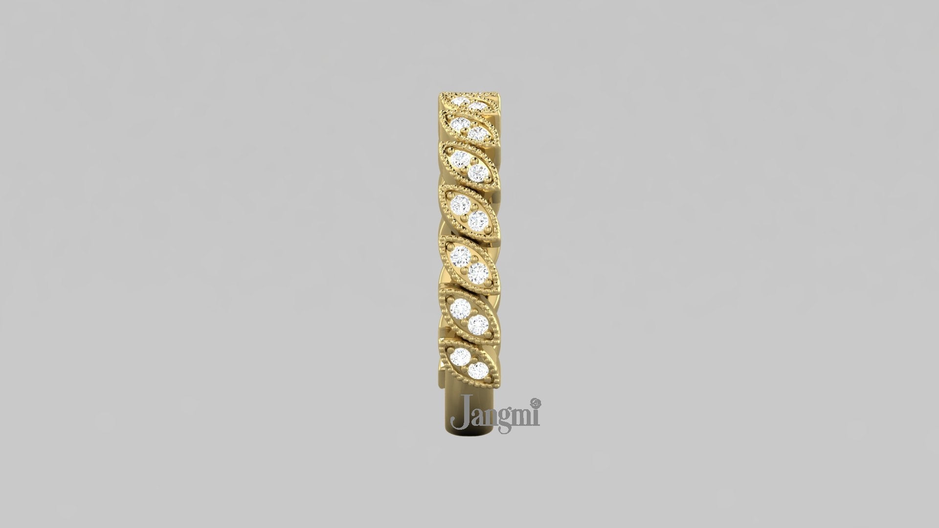 Love Leaf Wedding Band