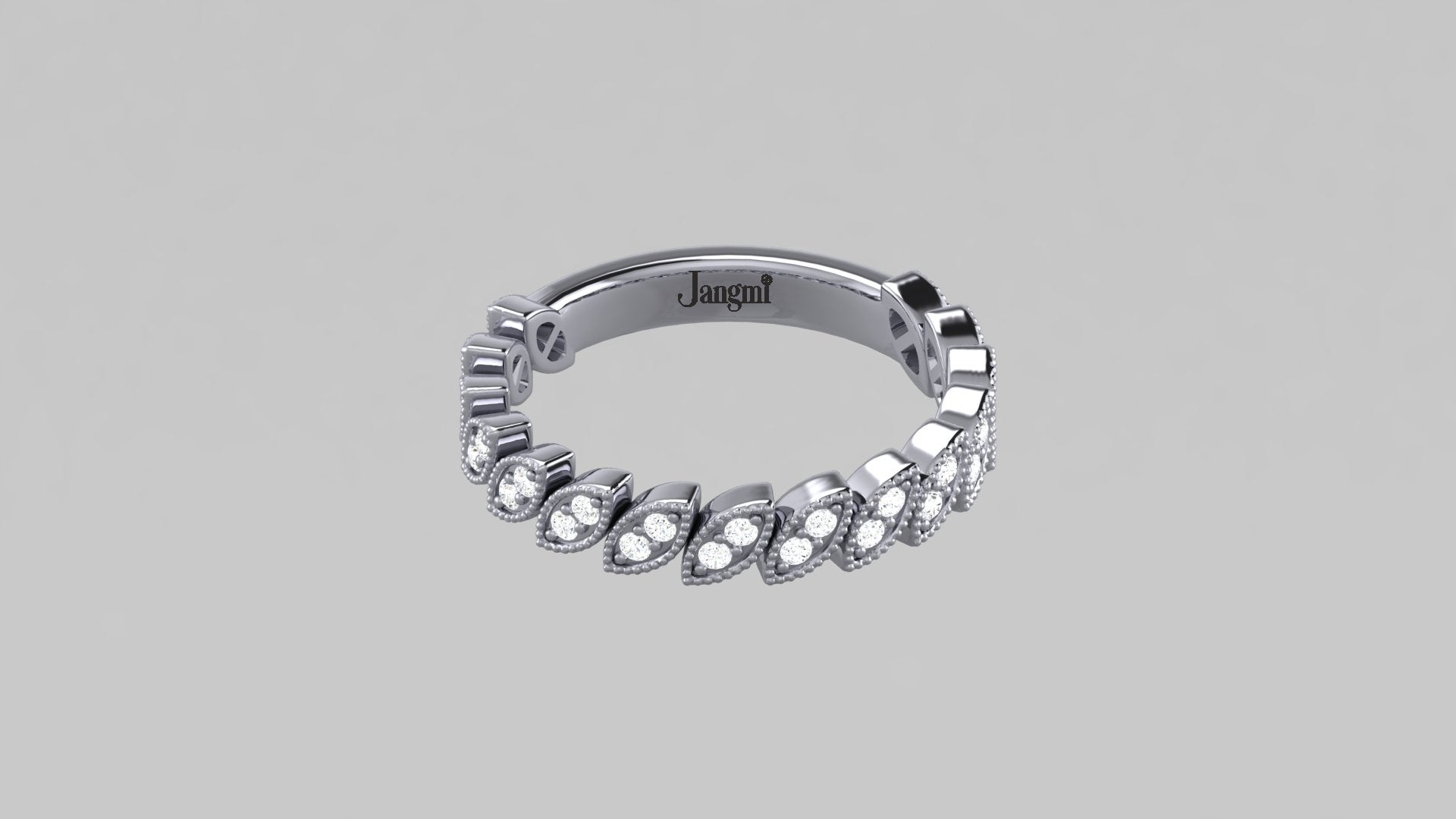 Love Leaf Wedding Band