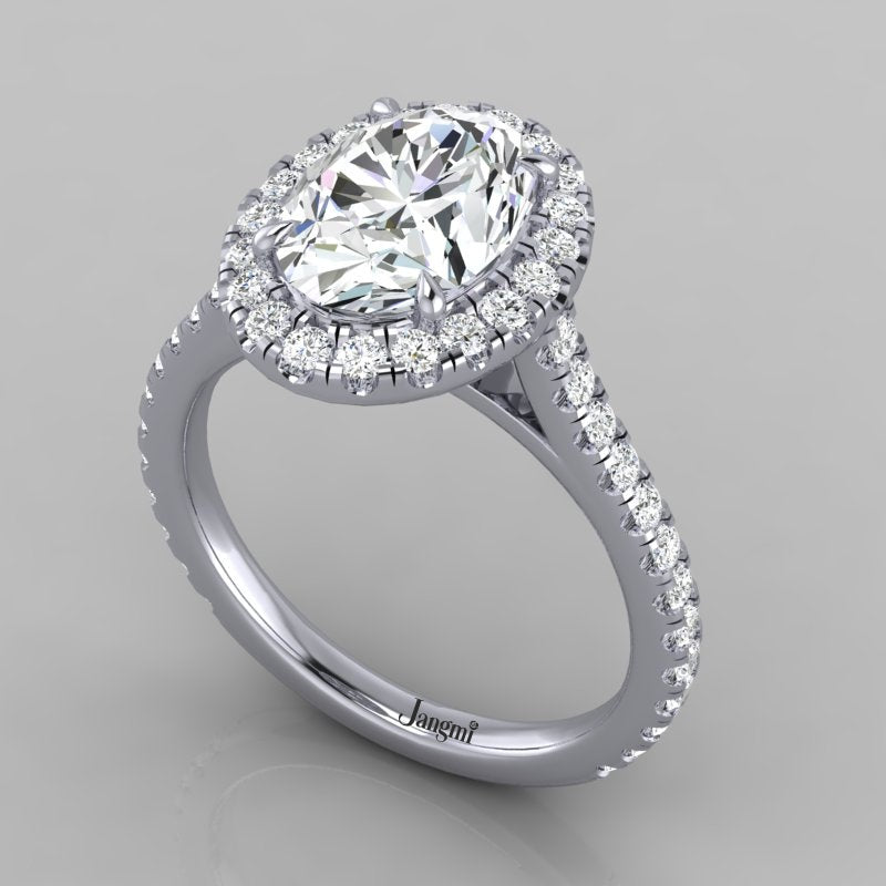 platinum-oval