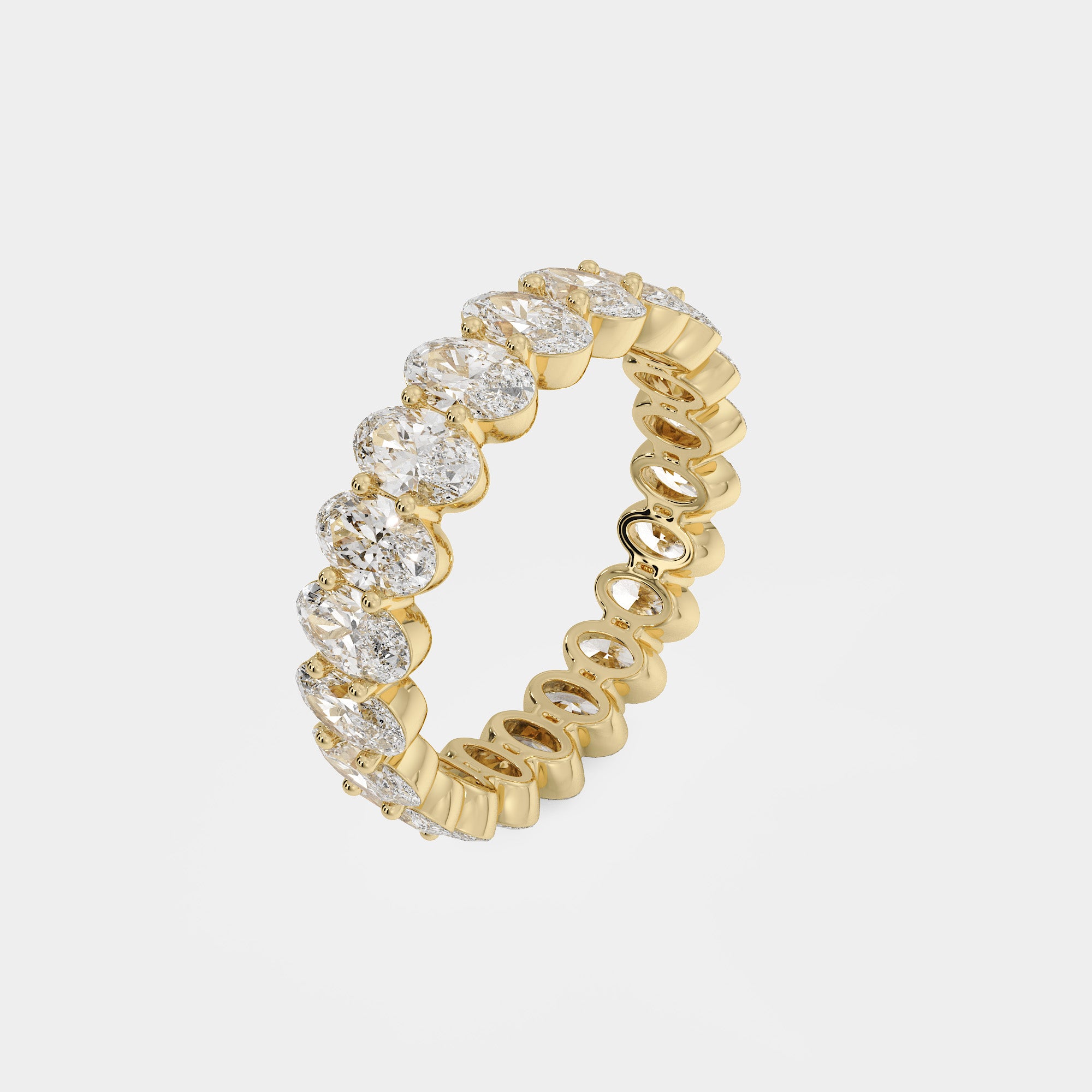 Oval Eternity Band
