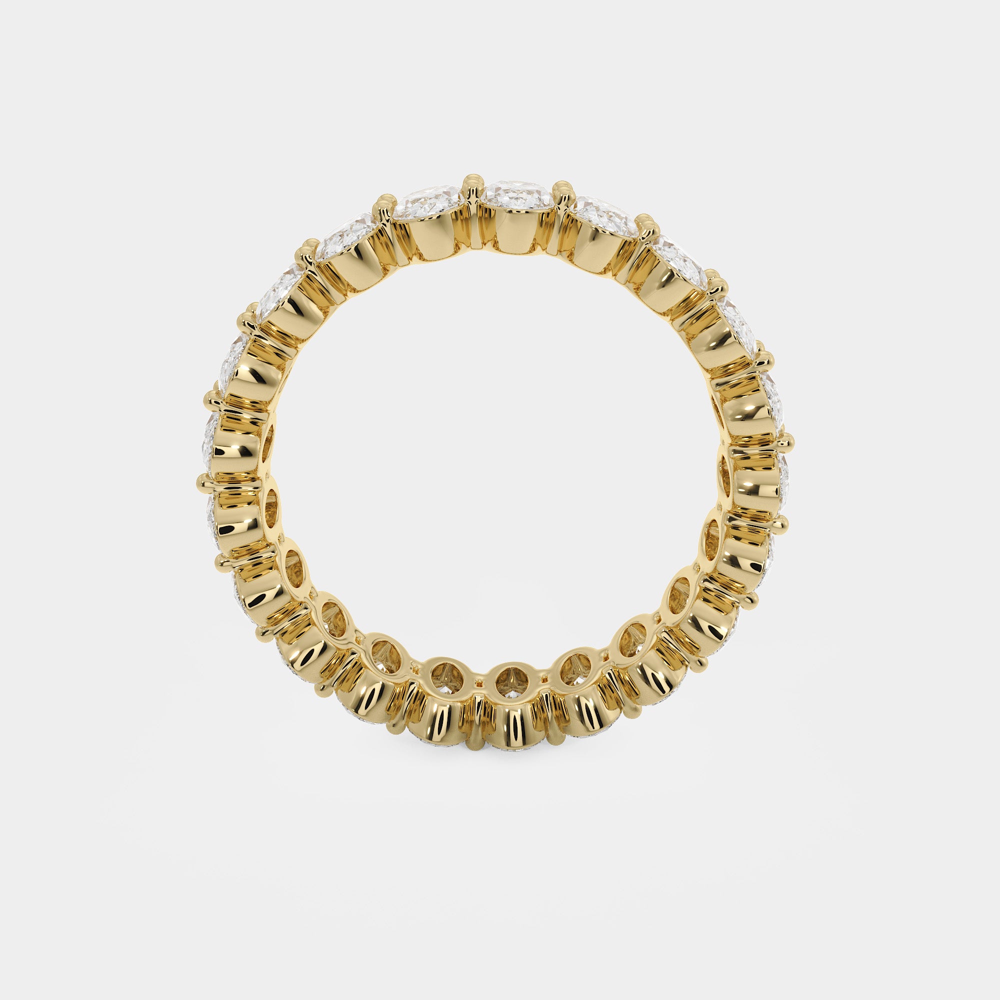 Oval Eternity Band