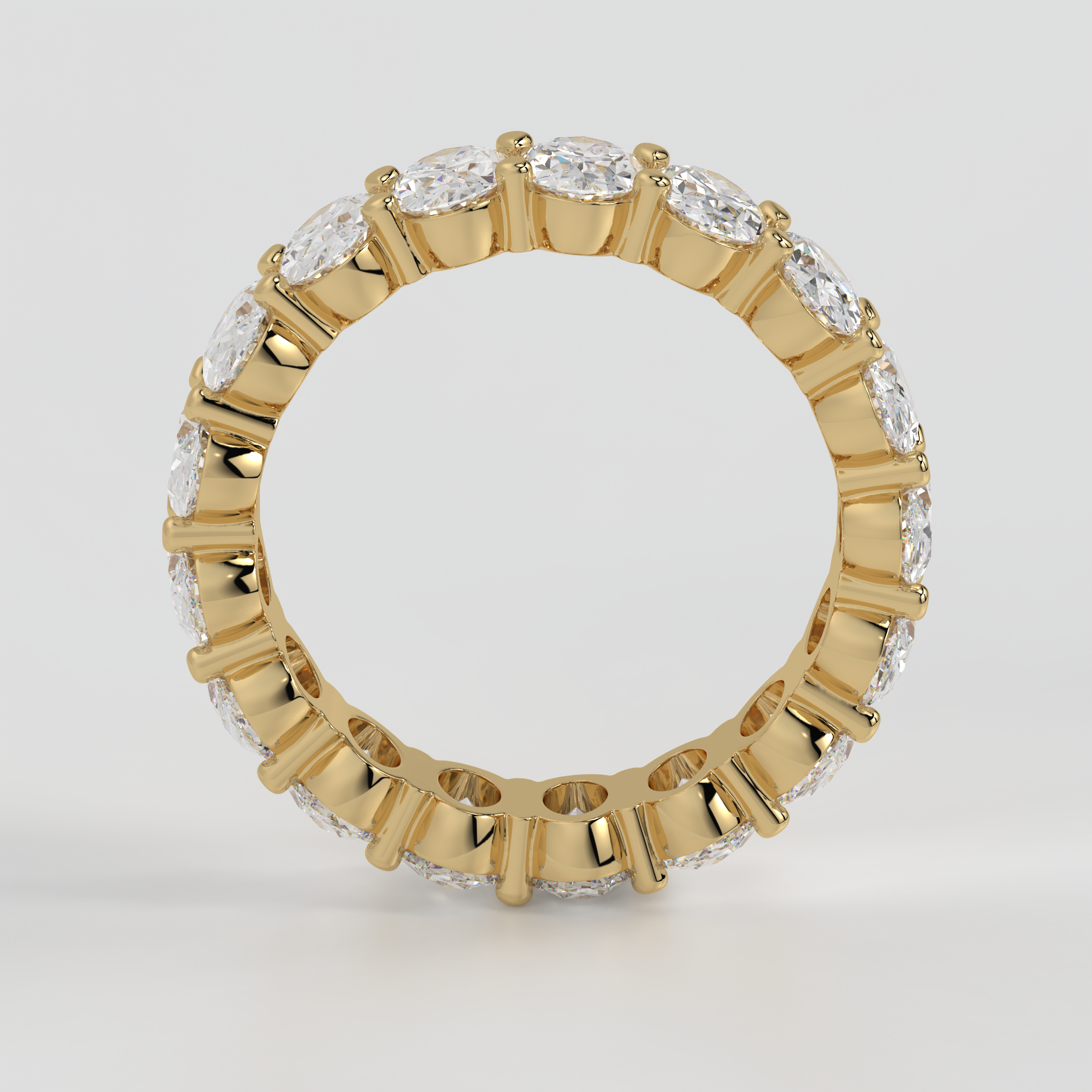 Oval Eternity Band