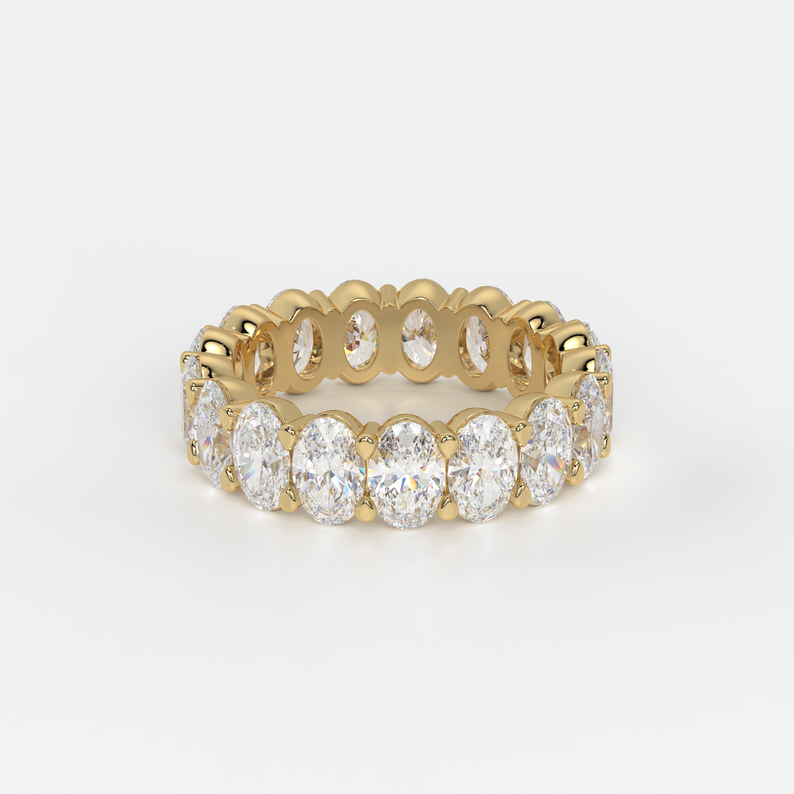 Oval Eternity Band