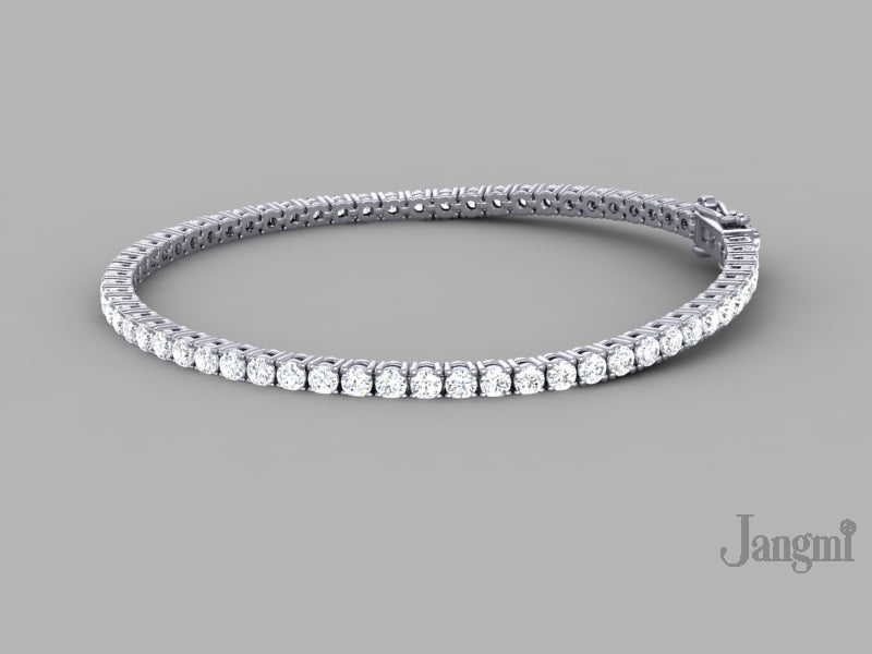 4ct Lab-Grown Tennis Bracelet, EF Color, VVS