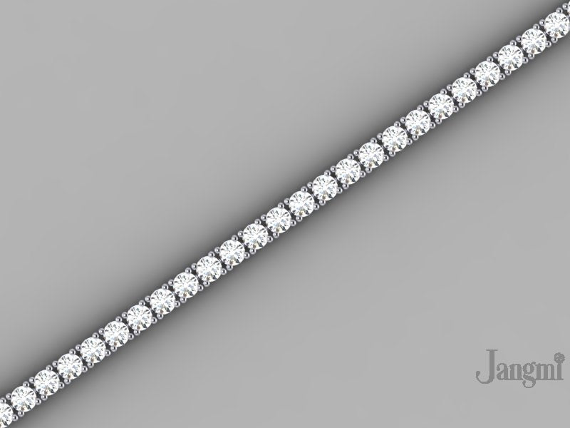4ct Lab-Grown Tennis Bracelet, EF Color, VVS