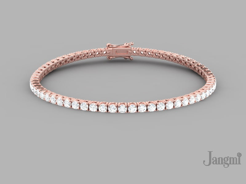 4ct Lab-Grown Tennis Bracelet, EF Color, VVS