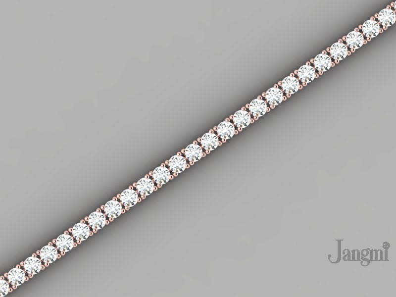 4ct Lab-Grown Tennis Bracelet, EF Color, VVS