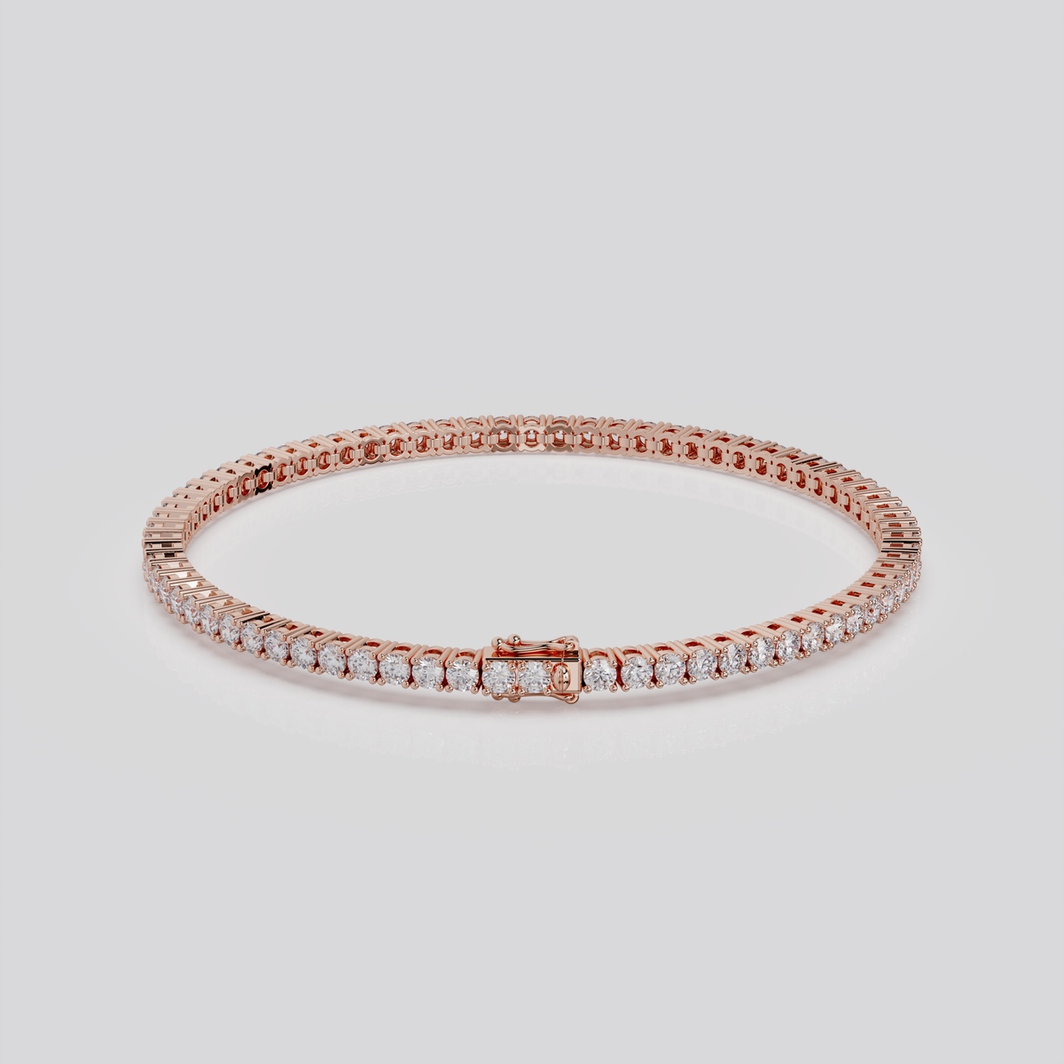 4ct Lab-Grown Tennis Bracelet, EF Color, VVS
