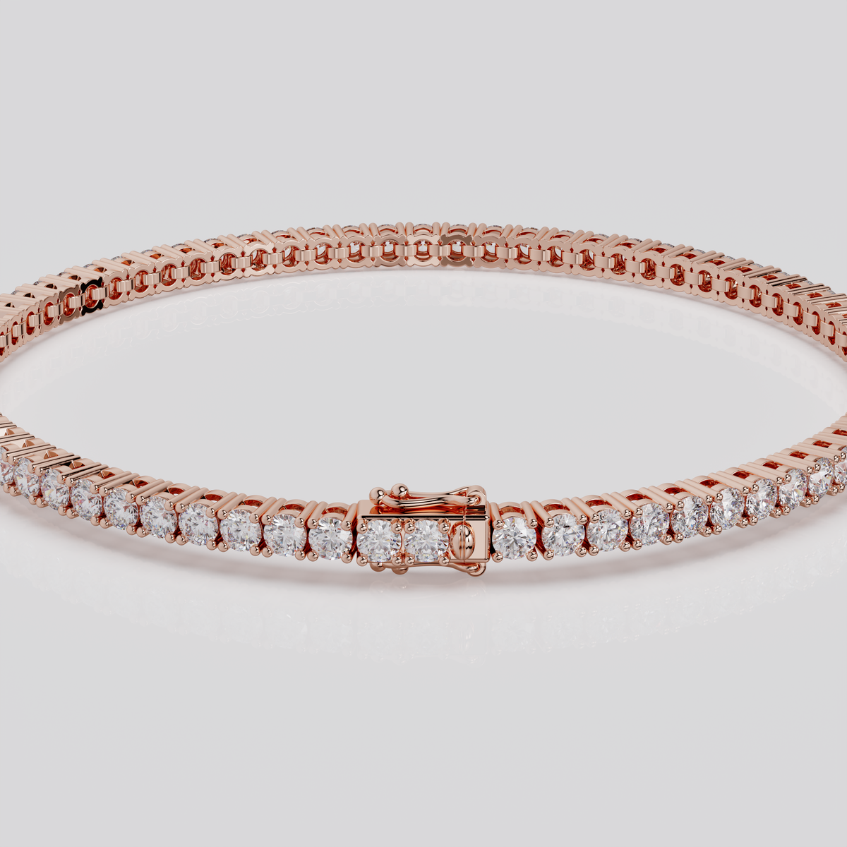 4ct Lab-Grown Tennis Bracelet, EF Color, VVS
