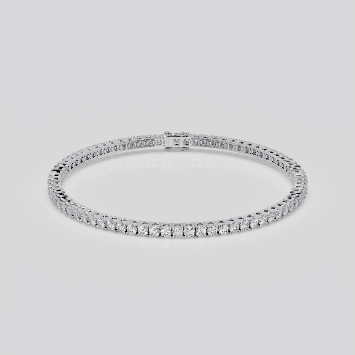 4ct Lab-Grown Tennis Bracelet, EF Color, VVS