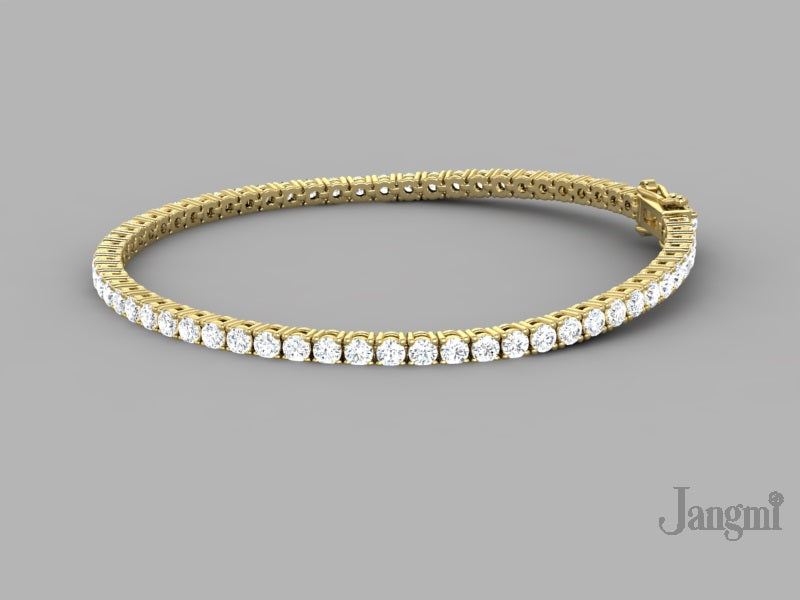 4ct Lab-Grown Tennis Bracelet, EF Color, VVS