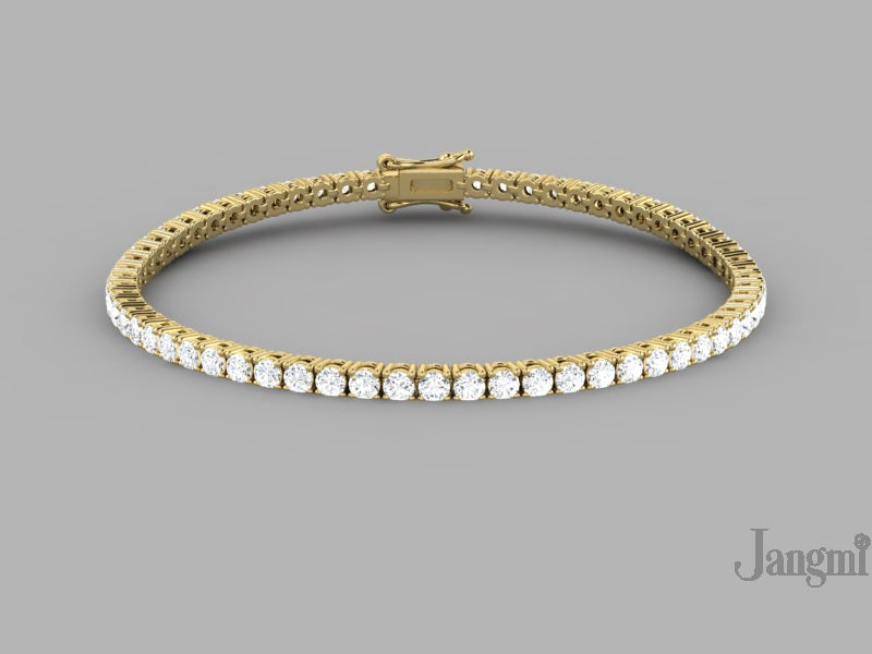 4ct Lab-Grown Tennis Bracelet, EF Color, VVS