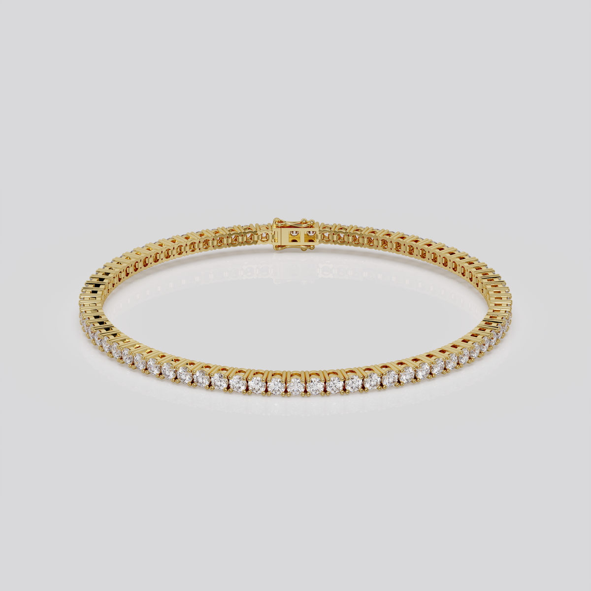 4ct Lab-Grown Tennis Bracelet, EF Color, VVS