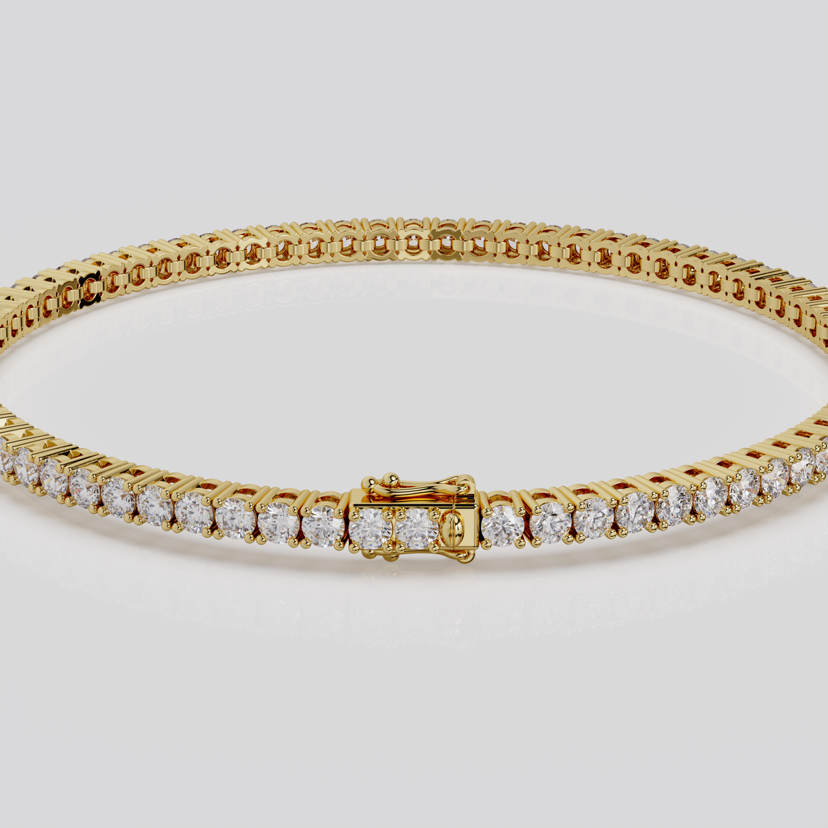 4ct Lab-Grown Tennis Bracelet, EF Color, VVS