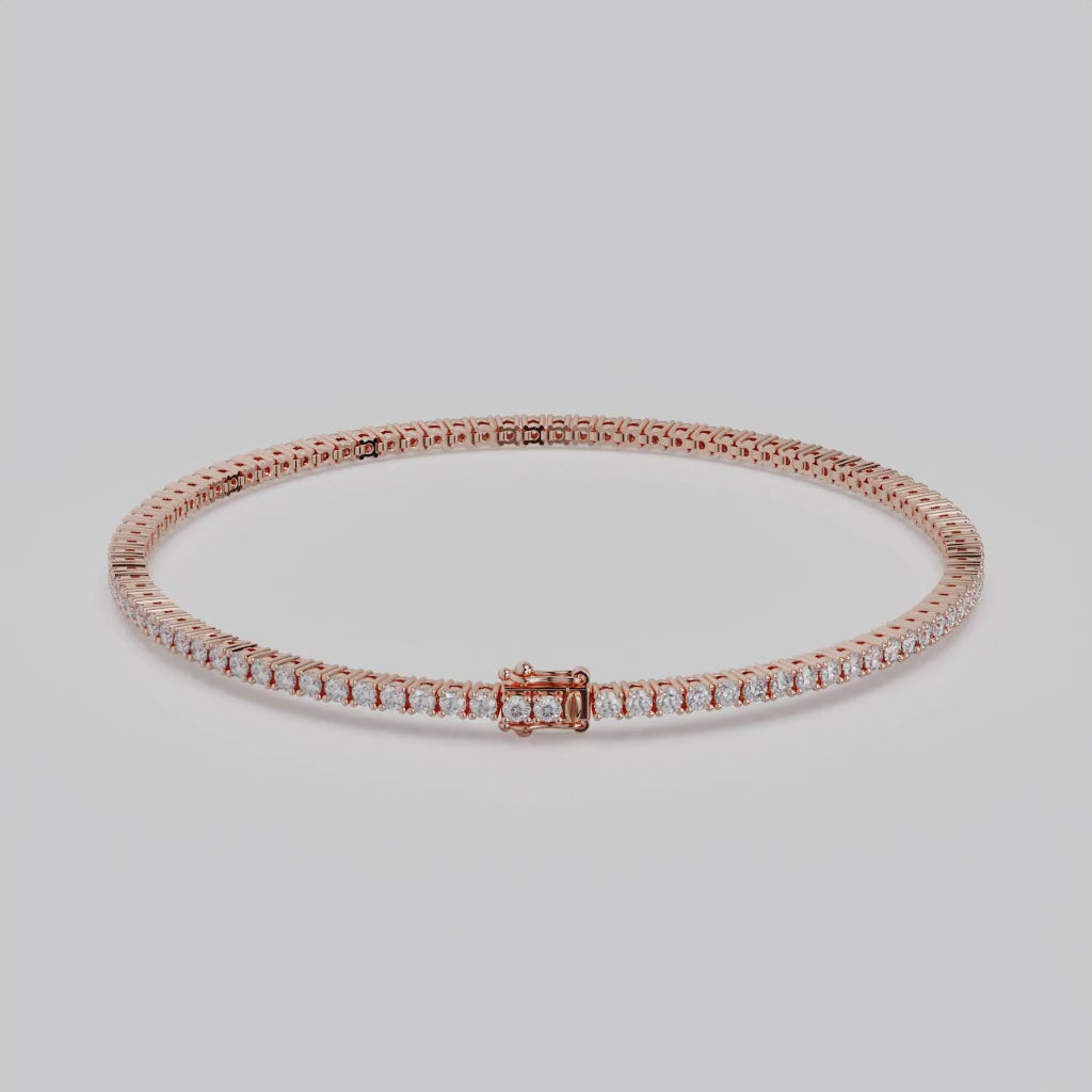 2ct Lab-Grown Tennis Bracelet, EF Color, VVS Clarity