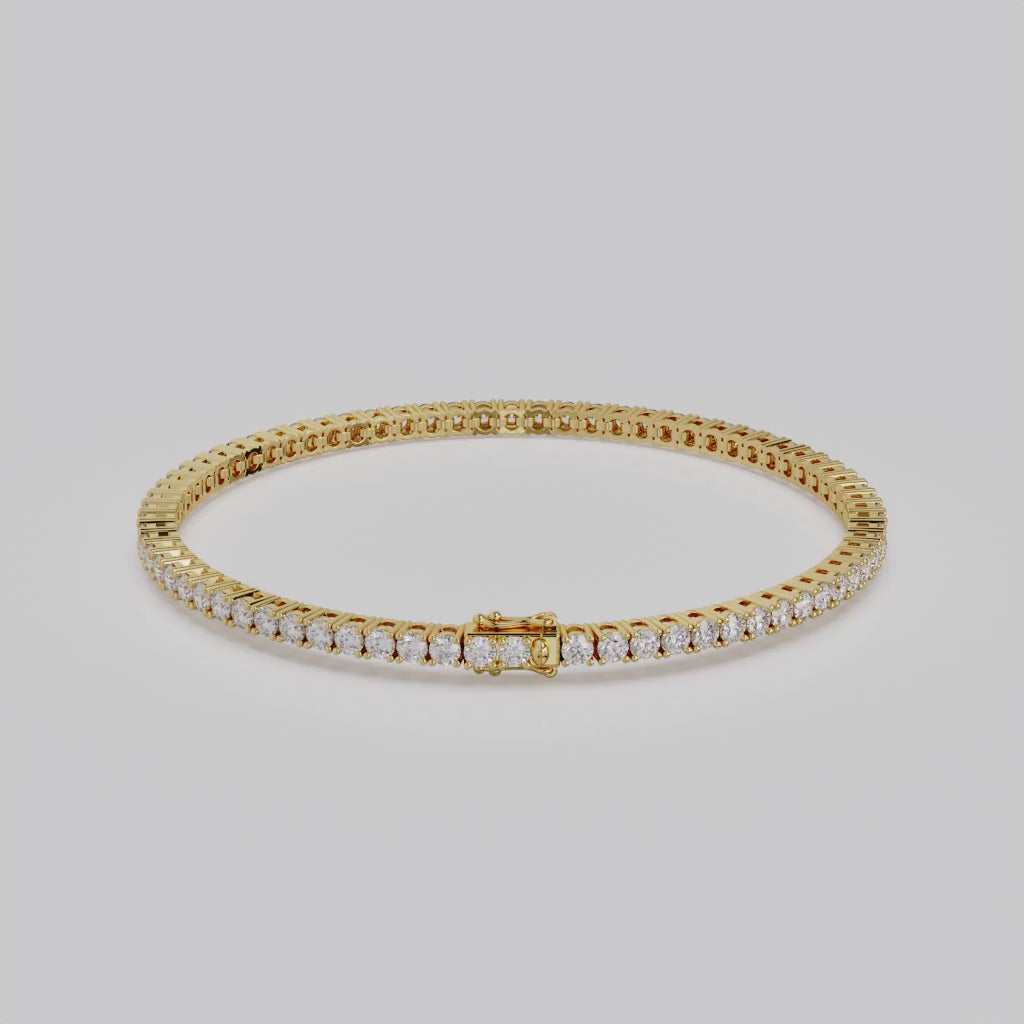 4ct Lab-Grown Tennis Bracelet, EF Color, VVS