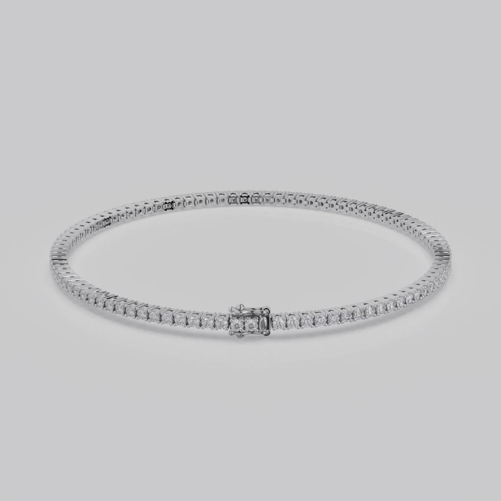 2ct Lab-Grown Tennis Bracelet, EF Color, VVS Clarity