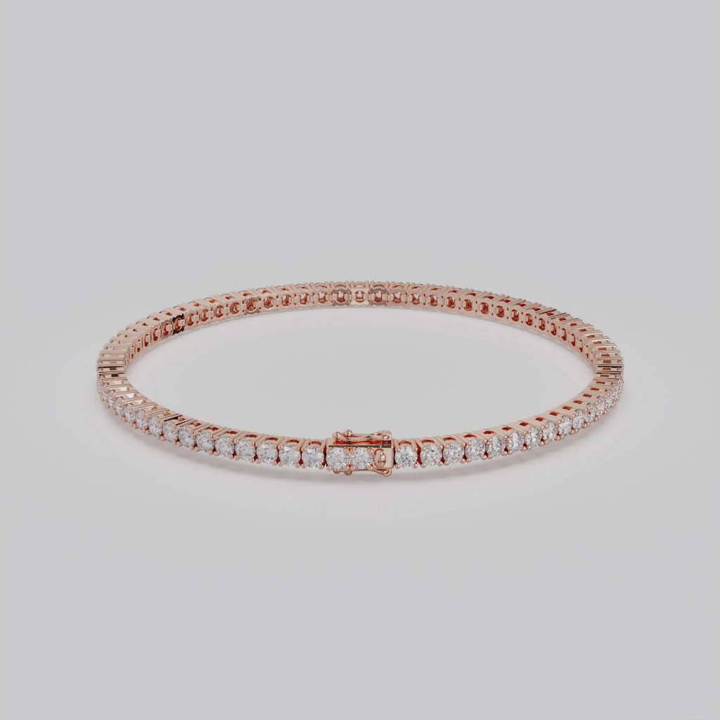 4ct Lab-Grown Tennis Bracelet, EF Color, VVS