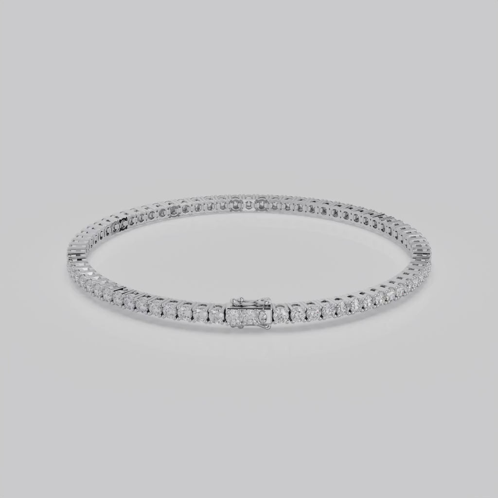 4ct Lab-Grown Tennis Bracelet, EF Color, VVS
